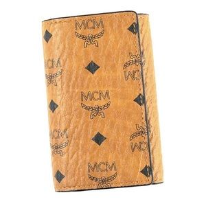 NEW MCM elegante key ring with 4-key case wallet